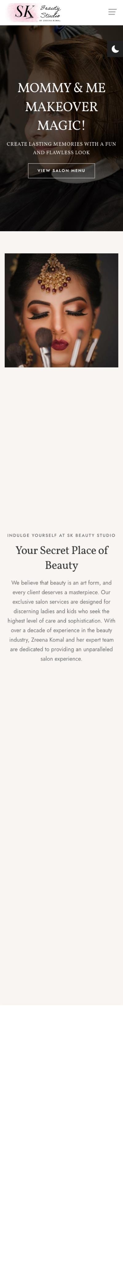 SK Beauty Studio — selected work